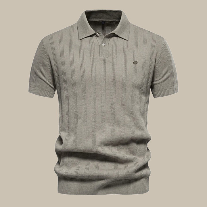 Dolce | Herren Strick-Polo – Klassische Knopfleiste, Feinstrick-Gewebe & Exklusiver Look