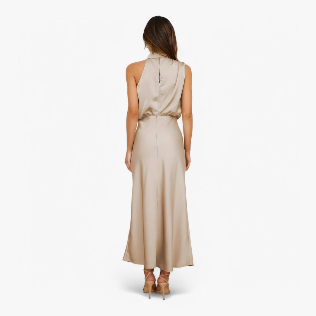 Estela | Damen-Trägerlos-Festkleid – Anmutige Eleganz & Komfort für Events