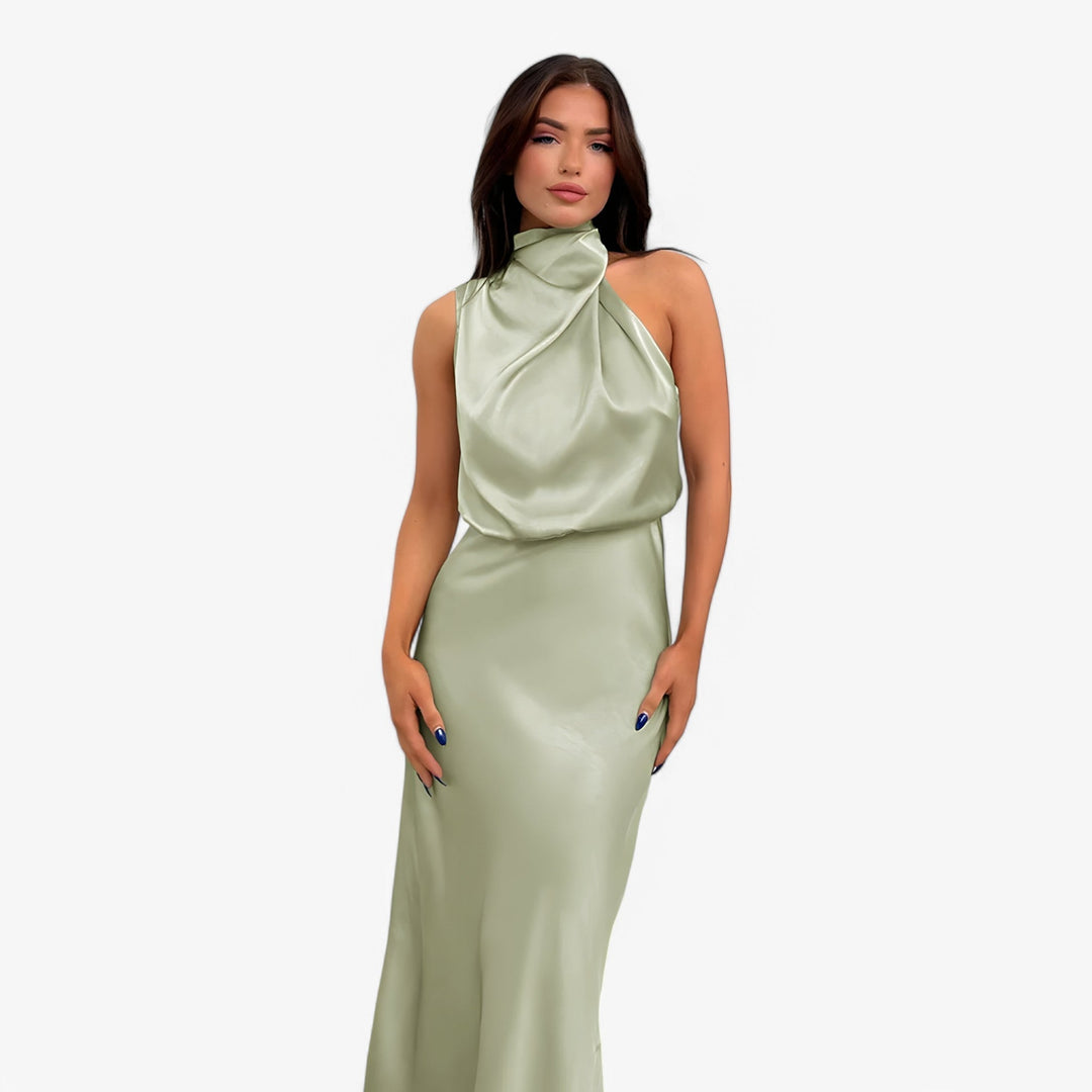 Estela | Damen-Trägerlos-Festkleid – Anmutige Eleganz & Komfort für Events