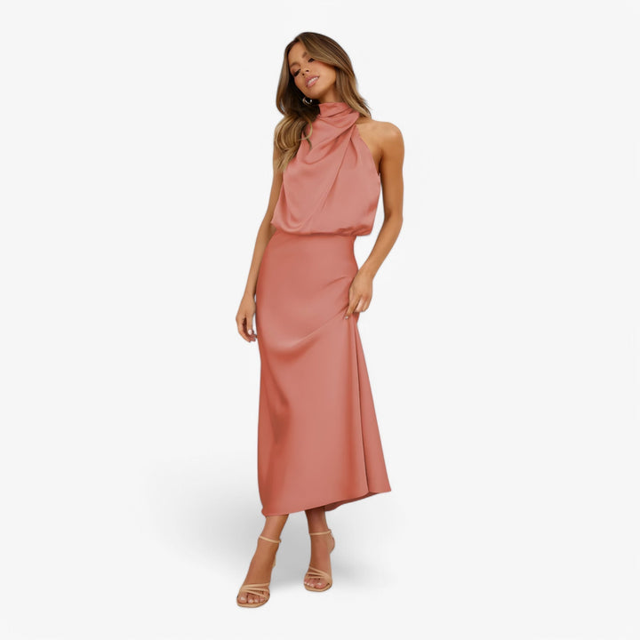 Estela | Damen-Trägerlos-Festkleid – Anmutige Eleganz & Komfort für Events