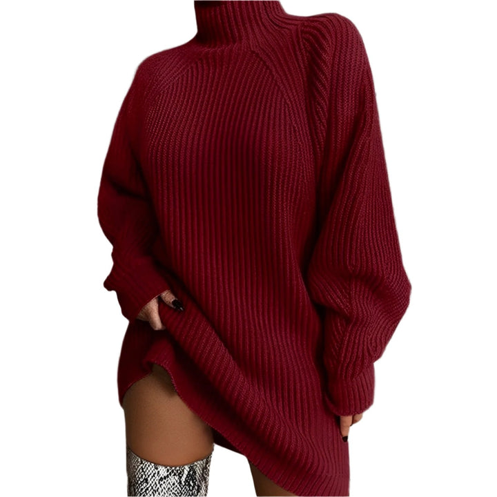 Unisex Großer Rollkragenpullover Winterwärme Oversized Passform