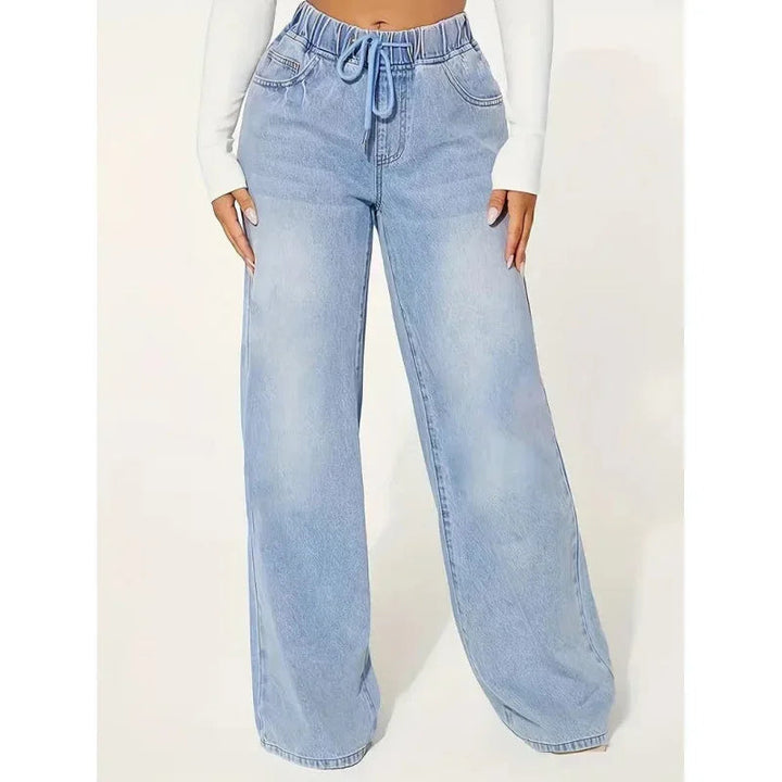 Frauen High Waist Baggy Jeans Für Frauen Entspannte Passform Komfort mit Stil
