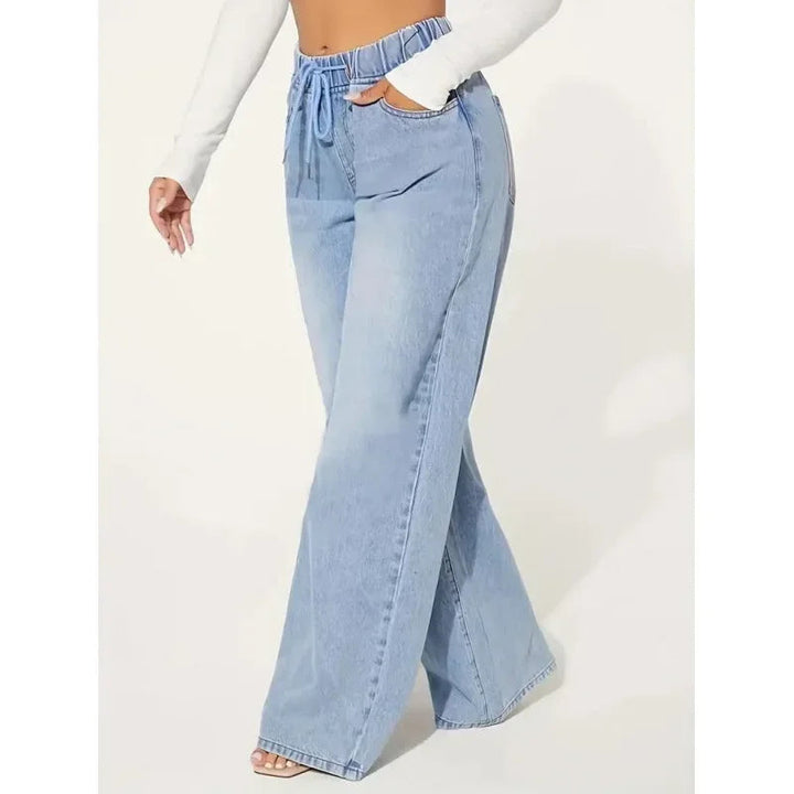 Frauen High Waist Baggy Jeans Für Frauen Entspannte Passform Komfort mit Stil