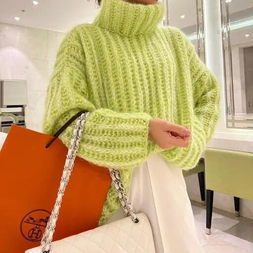 Weiche Stoffe Oversized Passform Hoher Kragen Ideal Für Den Winter
