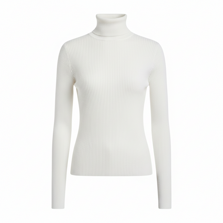 Weicher Rollkragenpullover Winter Gemütlicher Hoher Kragen