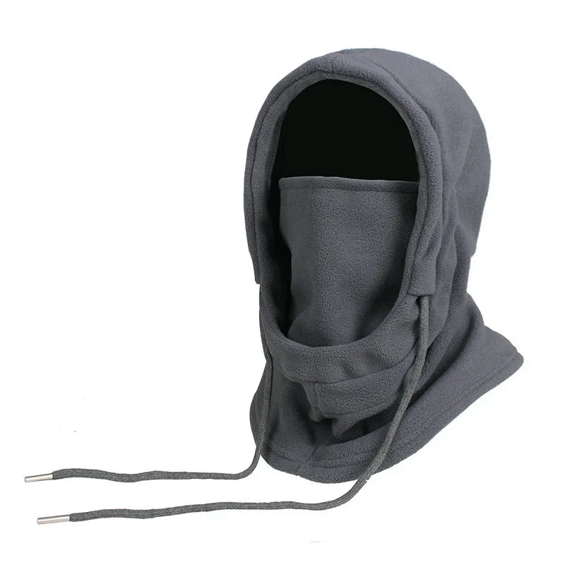 Damen Und Herren Warme Fleece-Sturmhaube Winter-Gesichtsmaske Kapuzenmütze
