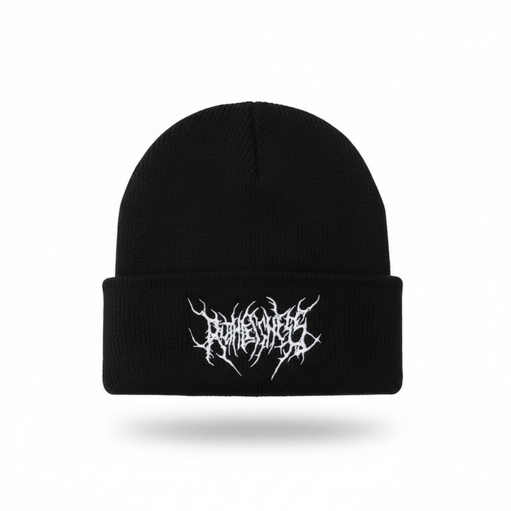 Damen Und Herren Warme Wintermützen Gothic-Streetpunk-Strickmützen Acryl