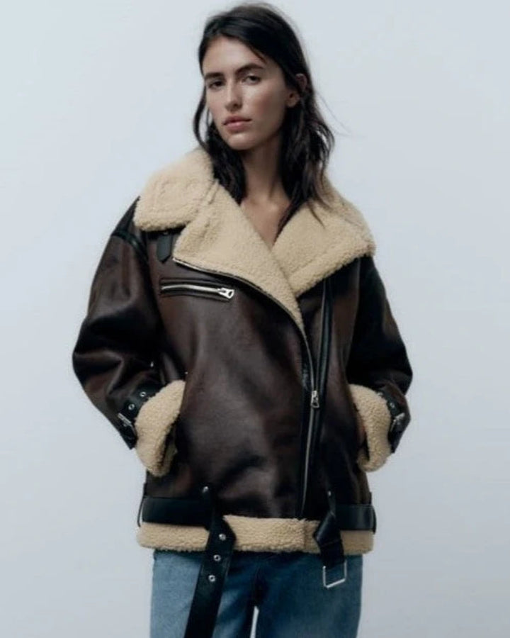Wasserabweisende Winterjacke Mit Isolierung Revers Täglichen Komfort Und Wärme