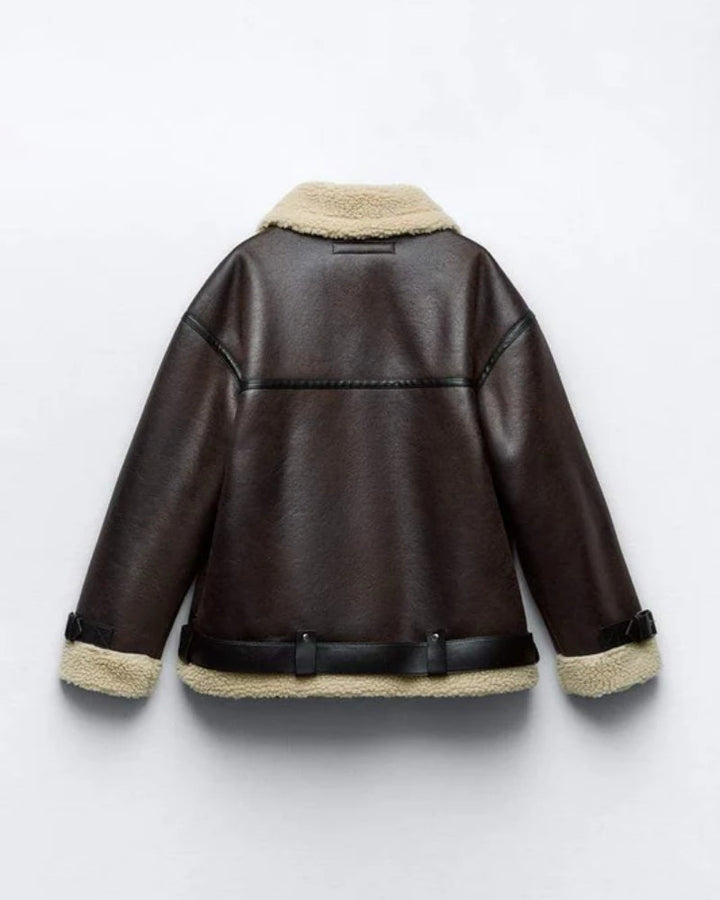 Wasserabweisende Winterjacke Mit Isolierung Revers Täglichen Komfort Und Wärme