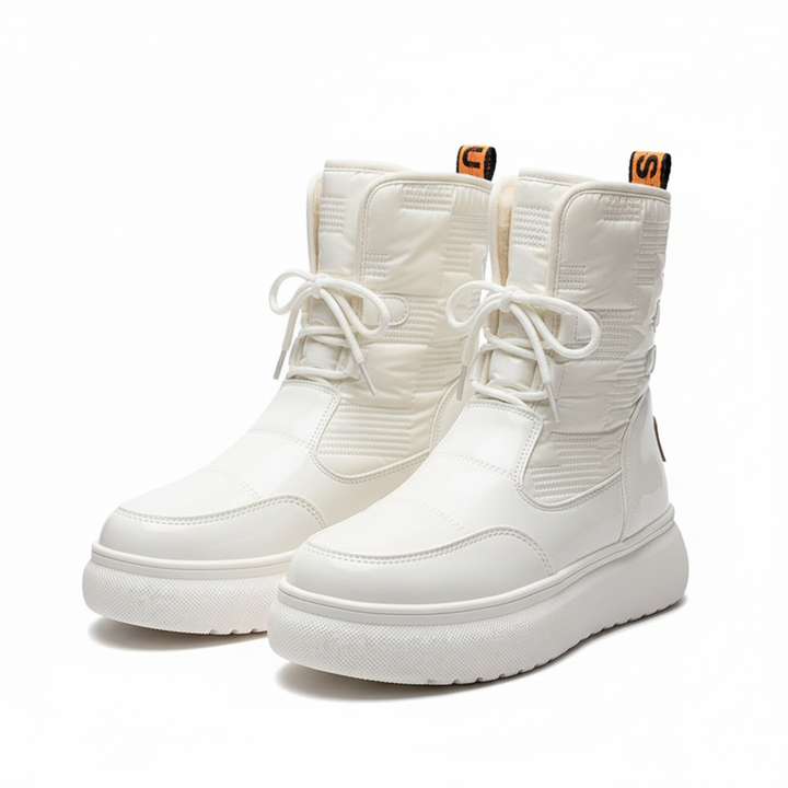 Damenstiefel Wasserdichte Warmer Rutschfester Stil Vielseitige Ankelboots