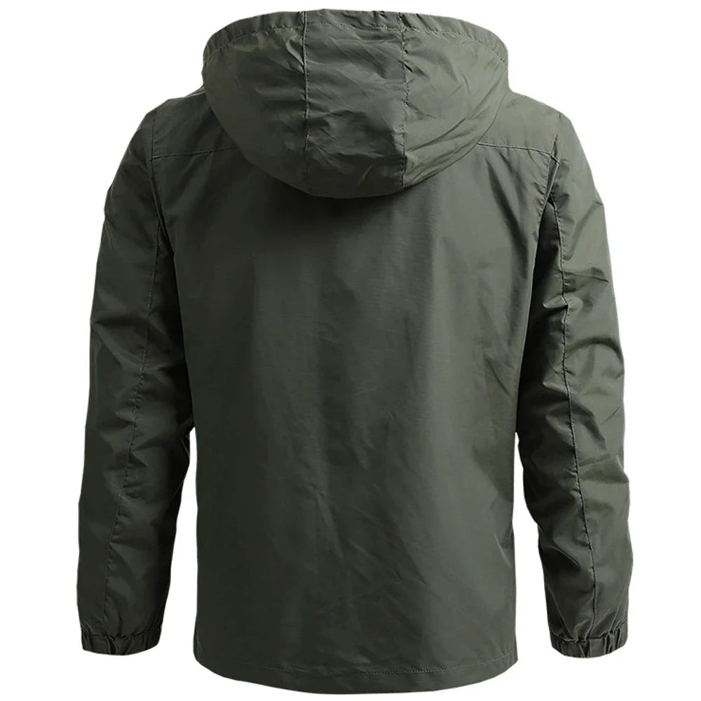 Herren Windbreaker Taktische Jacke Wasserdicht Größe S-5XL