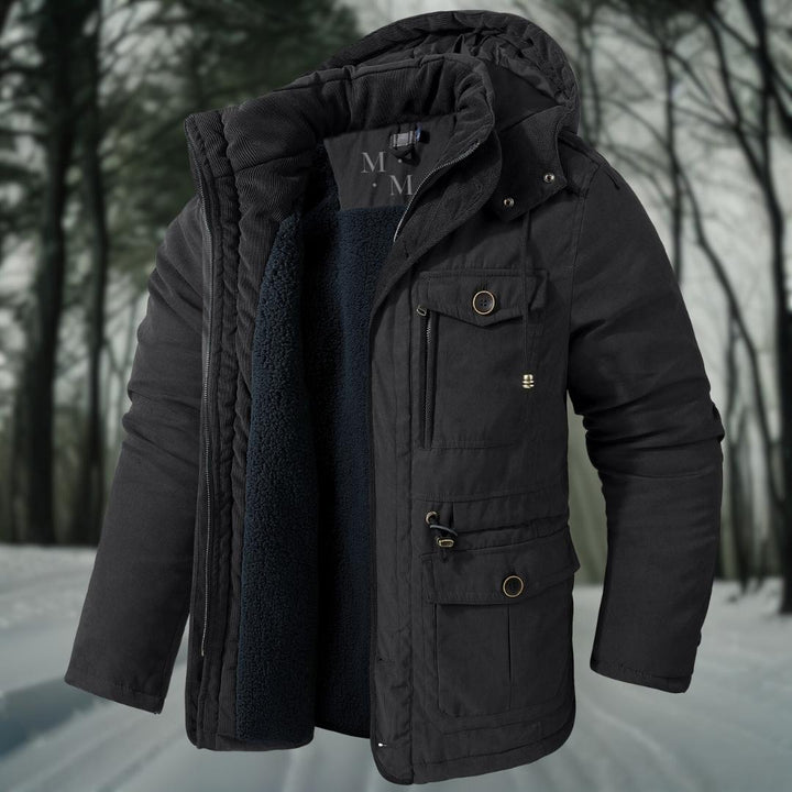 Herren Winterjacke Wasserdichte Jacke Mit Wärmeschutz