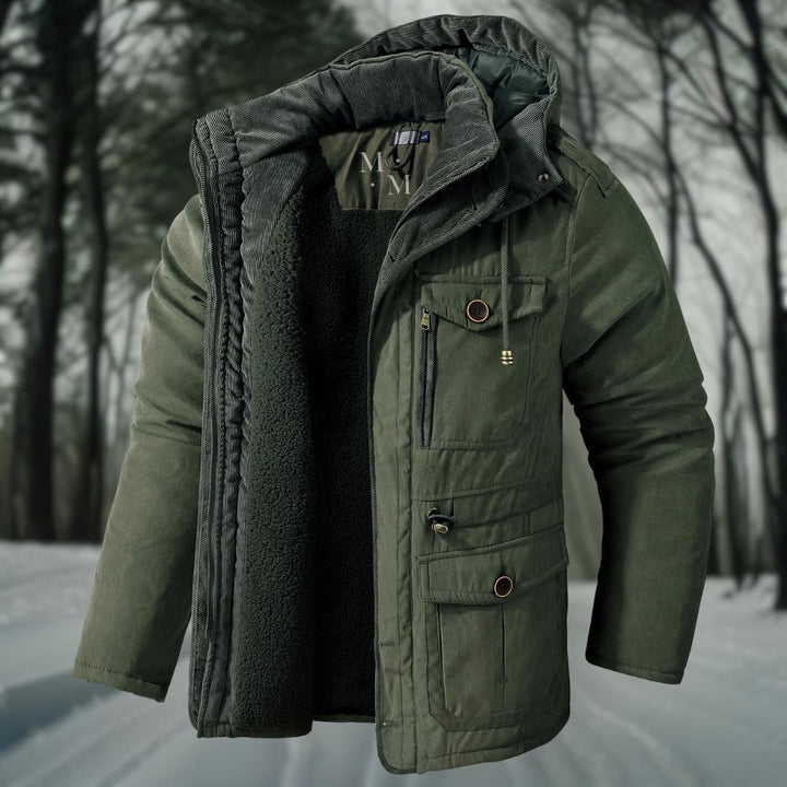Herren Winterjacke Wasserdichte Jacke Mit Wärmeschutz