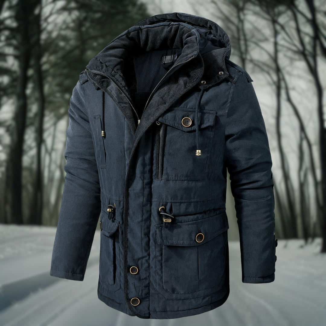 Herren Winterjacke Wasserdichte Jacke Mit Wärmeschutz