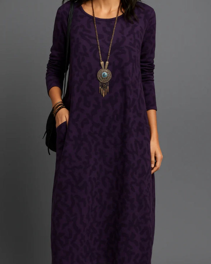 Damen Winterkleid Mit Taschen Für Stil Und Funktionalität Druckdesign