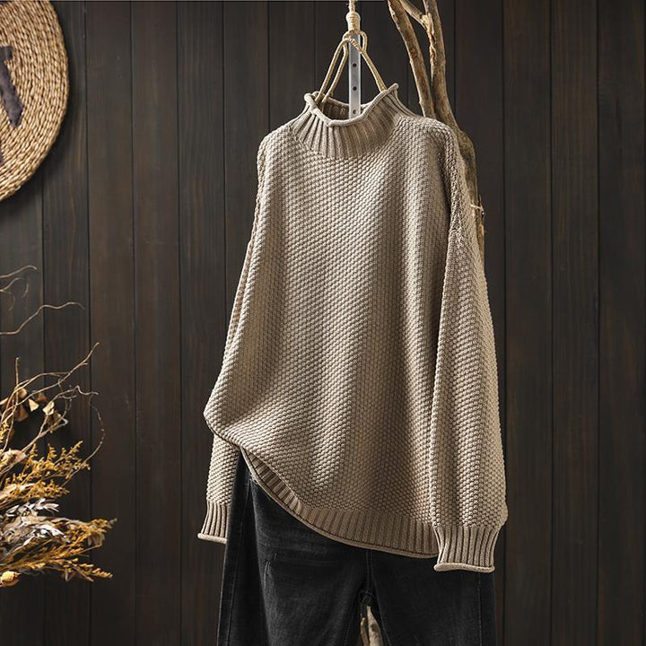 Strickpullover Wärme Atmungsaktivität Ganzen Tag Komfort Strickwaren-Basics