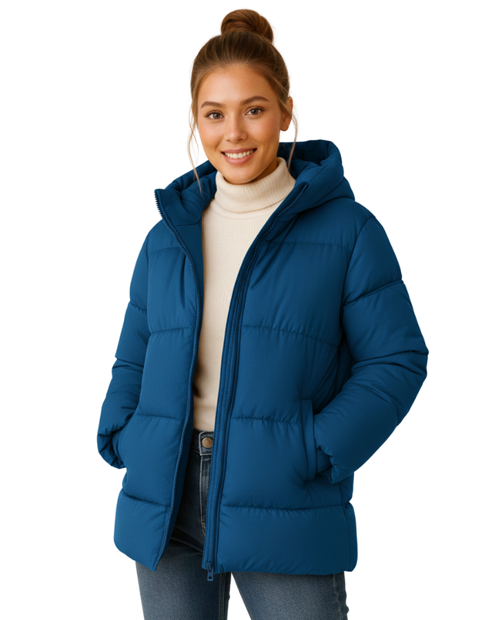 Damen Steppjacke Leicht – Wattiert & Weiches Material