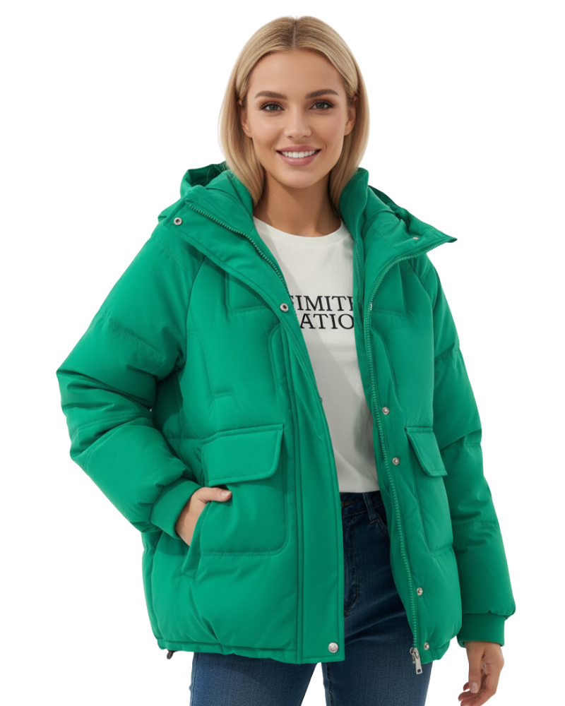 Damen Steppjacke Leicht – Wattiert & Weiches Material