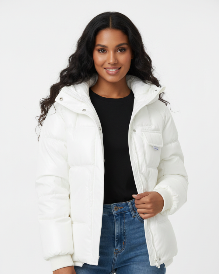 Damen Steppjacke Leicht – Wattiert & Weiches Material