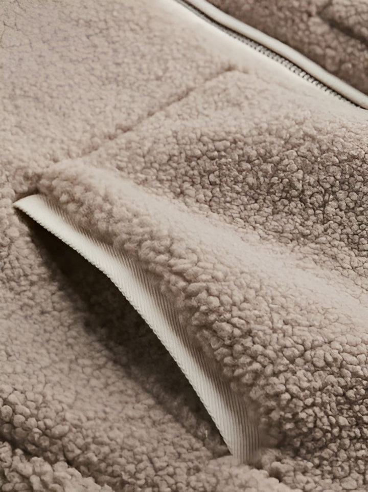 Teddyjacke für stilvolle Wärme bei kaltem Wetter