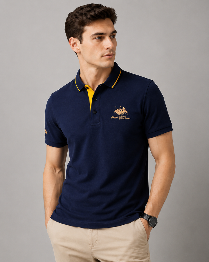Polohemd Herren Baumwolle – Lässiges Poloshirt Mit Knopfleiste