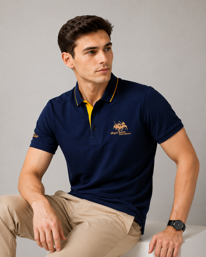 Poloshirt Herren Baumwolle Kurzarm – Mit Knopfleiste Für Büro Und Freizeit