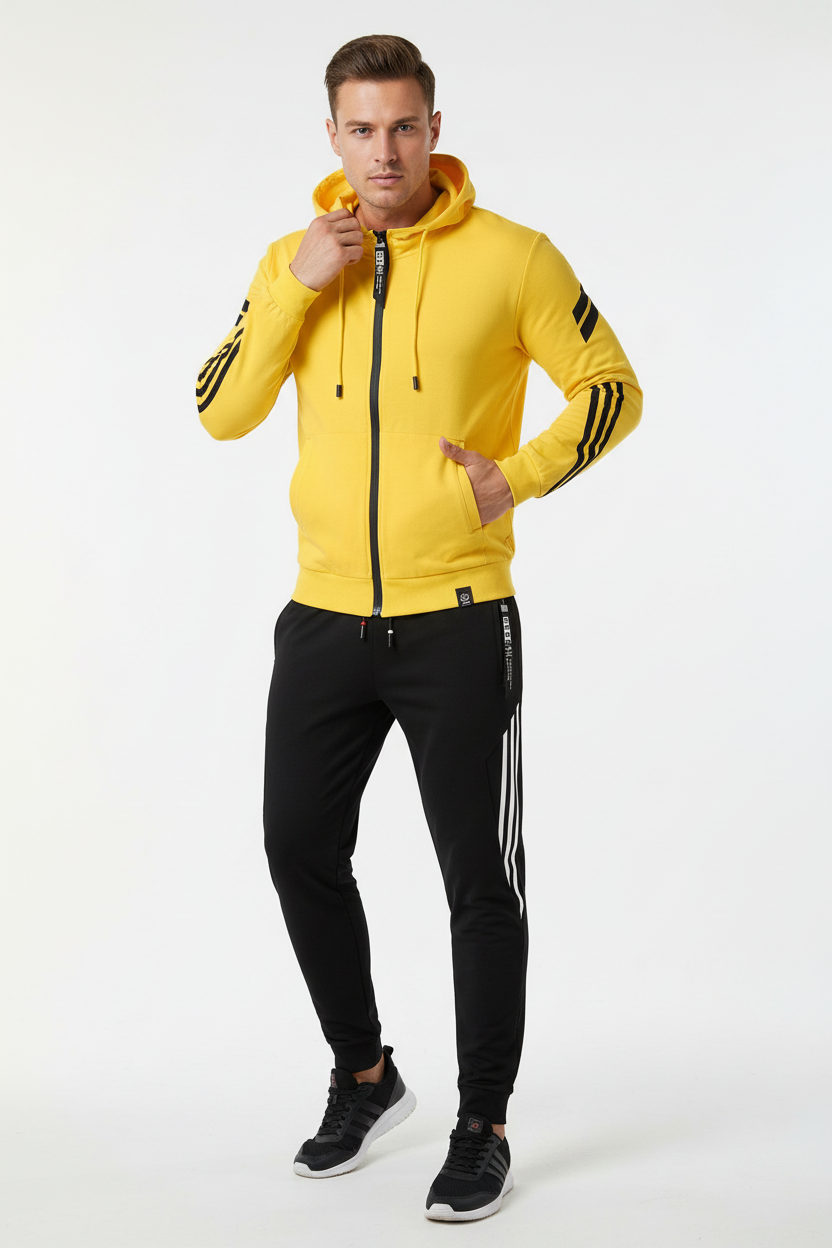 Herren Trainingsanzug Hochwertiges Material Zeitloser Stil