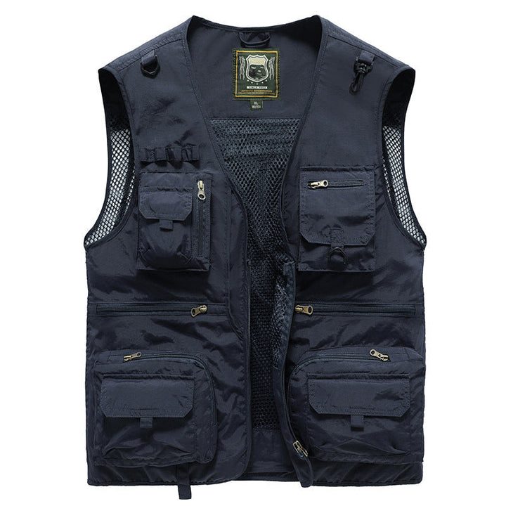 Damen Cargo Weste – Atmungsaktive Netz-Weste mit Vielen Taschen