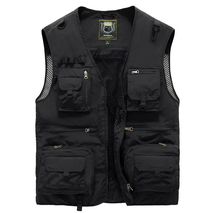 Damen Cargo Weste – Atmungsaktive Netz-Weste mit Vielen Taschen