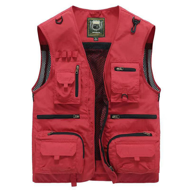 Damen Cargo Weste – Atmungsaktive Netz-Weste mit Vielen Taschen